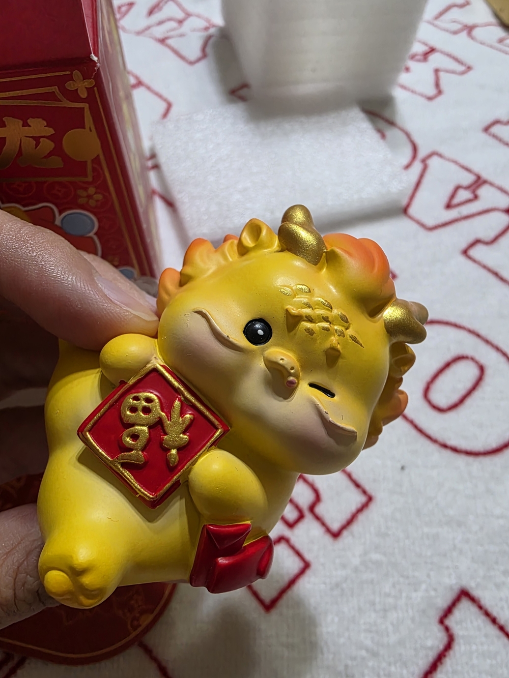 Lucky Dragon Vinyl Collectible Figure - Yellow
